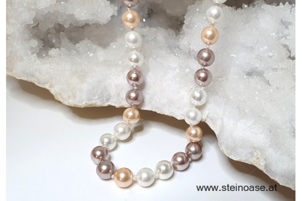 Kette Muschelkern - Perle 8mm